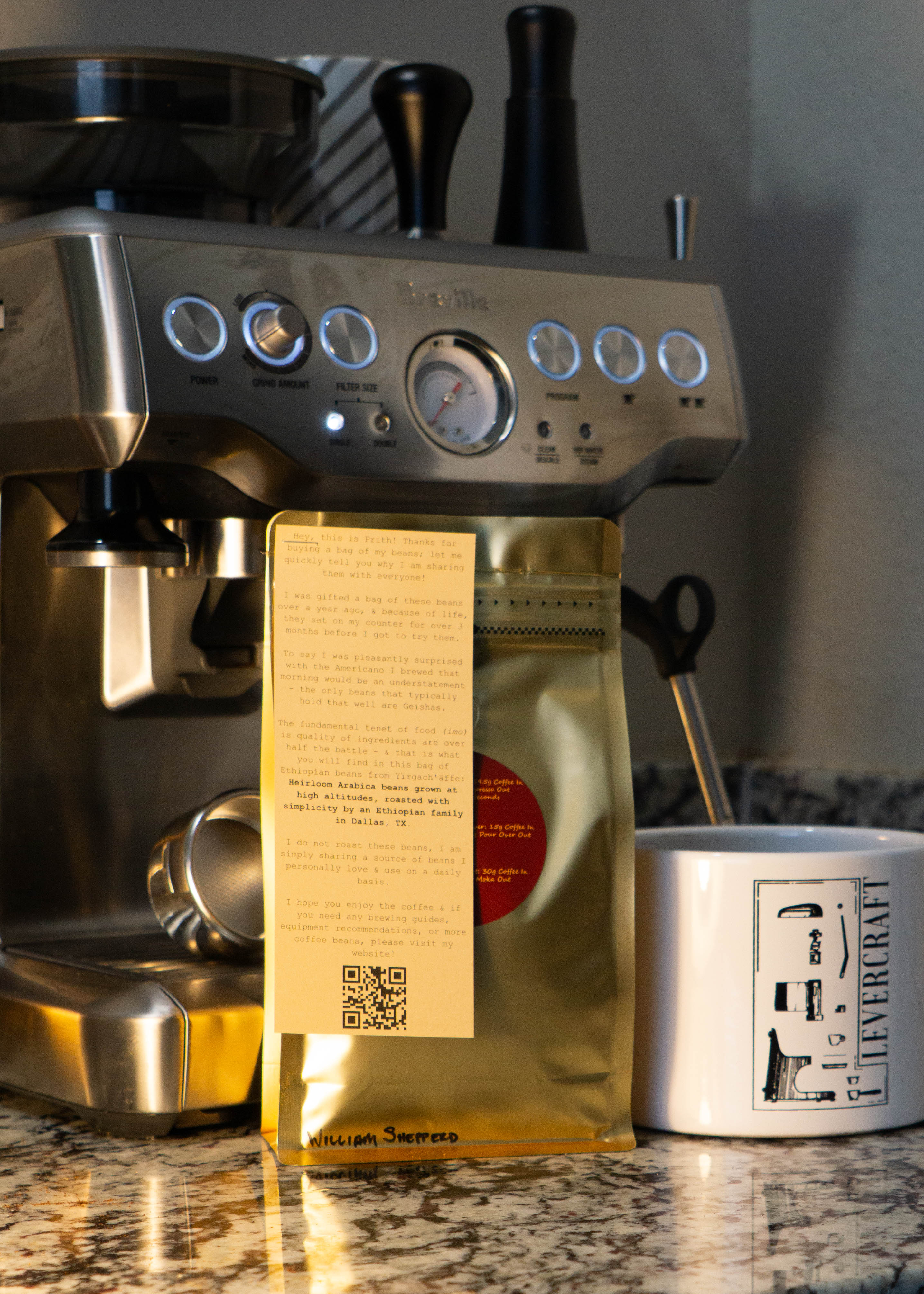 Yirgacheffe, ETH - 12oz Coffee Beans (Whole Bean)